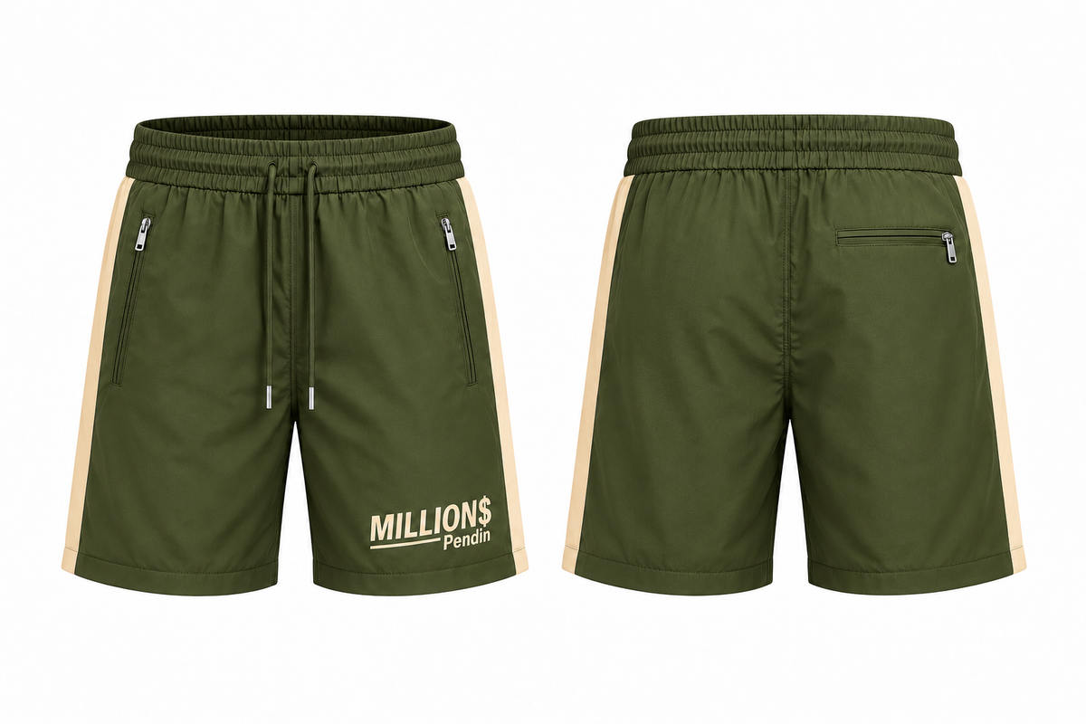 M$P Shorts 001– Olive/Cream